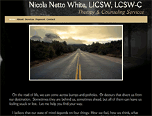 Tablet Screenshot of nicolanettowhite.com